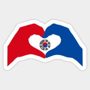 We Heart Korea Patriot Flag Series Sticker